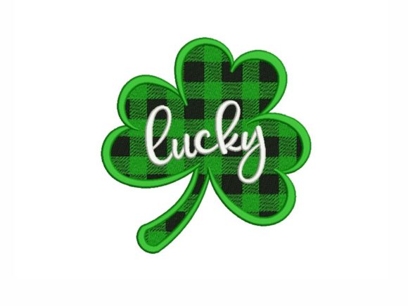 Buffalo Plaid Shamrock