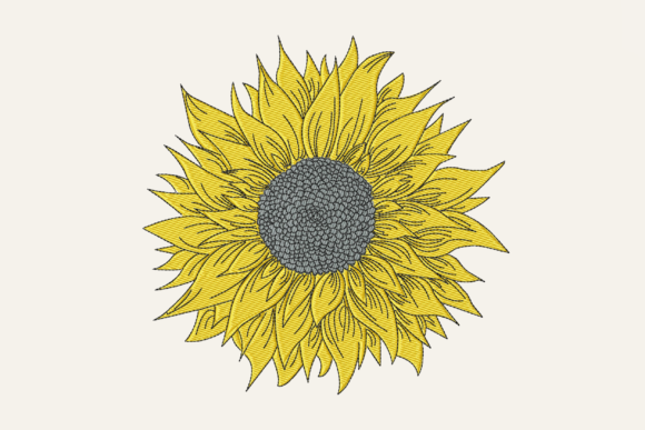 Cute Sunflower Sketch for Home Decor