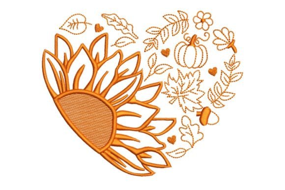 Fall Leaves Heart