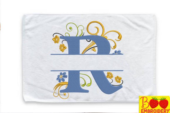 Floral Letter R