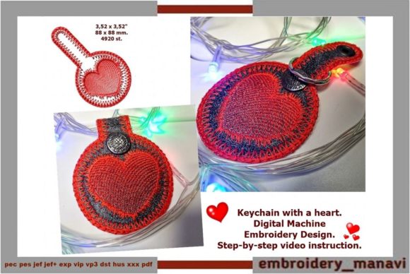 Keychain with a Heart