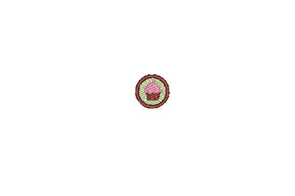 Pink Icing Cupcake Miniature
