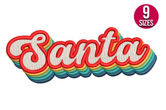 Santa Retro