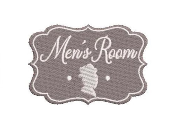 Vintage Men’s Room Sign